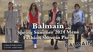 Balmain MENS Runway! Paris Spring/Summer 2024 Collection - Luxury Designers with ~~Dani B