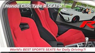 Civic Type R Seats are SO GOOD they are NEXT LEVEL! Integra Type S Owner: BEST IN WORLD?!