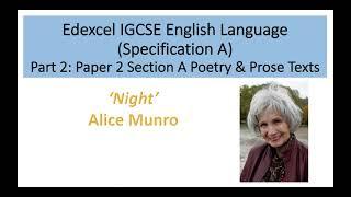 Analysis of 'Night' by Alice Munro