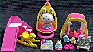 Pink Rabbit Mini Playground Playset Satisfying with Unboxing Compilation Toys ASMR #312