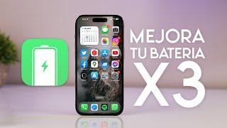 10 ajustes en iPhone para que la BATERÍA DURE EL TRIPLE! ️