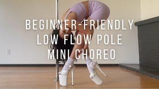 Beginner-Friendly Low Flow Pole Mini Choreo: Pirouettes & Pole Squats - Step-by-Step Tutorial