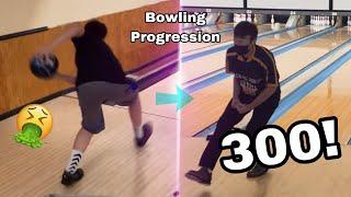 Two-Handed Bowling Progression (3 Years)