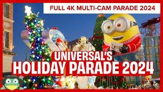 Universal Studios Florida Holiday Parade Featuring Macys 2024 | Full 4K Multi-Cam Recording