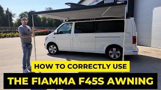 FIAMMA F45S Campervan Awning - HOW TO USE