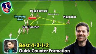 Deadly 4-3-1-2 META ️ Most Powerful Quick Counter Best Tactics Formation In eFootball 2025