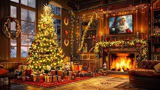 Best Classic Christmas Music with Fireplace  Top Christmas Songs All Time  Silver Bells