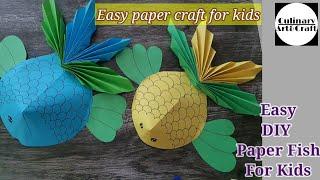 Easy DIY Paper Fish: Simple & Colorful Craft | how to make a paper fish easy