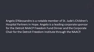 Angelo D’Alessandro - Available to Speak on the Subject of Construction