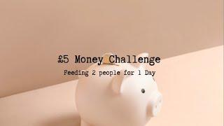 £5 food challenge| Feed 2 people for 1 day| Breakfast, lunch & Dinner