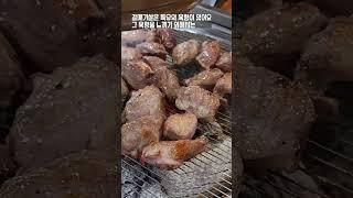청주시 비하동 갈매기살 맛집 황소처럼 통 숯불 갈매기살 추천 #shorts