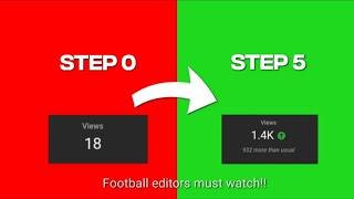 Tips to make your football edits to go viral || Part-2 #trending  #viral