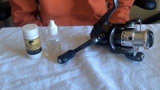 How to grease and oil a spinning reel