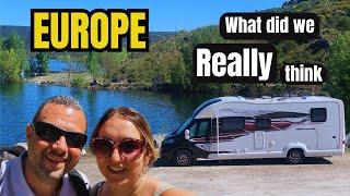 Our Europe Motorhome Adventure: The Honest Review!