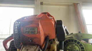 Stihl fs80 fuel tank replacement review.