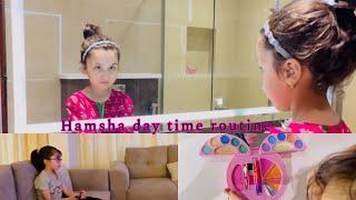 Hamsha’s day time routine