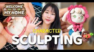 Cozy Clay Sculpting  video game character creation (Welcome to My Home)