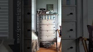 milk paint dresser redo for an aged effect full tutorial here https://youtu.be/kQdSKQwFqwg #shorts