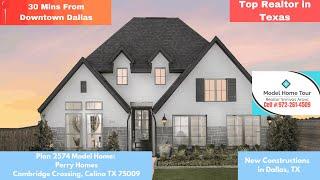 Perry Homes Plan 2574W Model Home - Cambridge Crossing, Celina TX | Top Texas Realtor | #TXrealtor