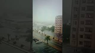 Heavy rain in Bharia town Karachi today during strong thunderstorm ️️️️