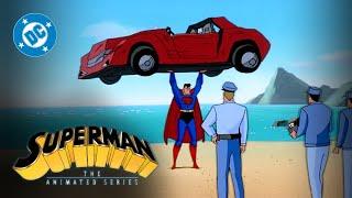 Superman: The Animated Series - The Clark Kent Dilemma | Super Scenes | DC