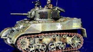 How to Paint 15mm US Stuart Tanks for Battlefront FoW