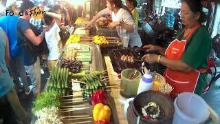 Pattaya Floating Market | Thai Traditional Foods | Thailand Tour EP-3