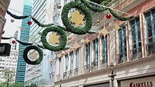 Lets See The New Christmas Decorations in Lee Tung Wan Chai HongKong