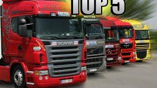 TOP 5 MEJORES Camiones Europeos de Transporte PESADO