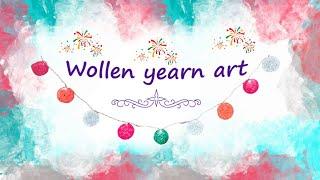 Woolen yearn balls art and craft || wollen craft ideas | How to make wollen yearn balls with lights