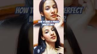 How to make a perfect winged liner  /eyeliner / easy hacks Rajnandini Singh#hacks #eyeliner