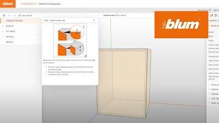 Cabinet Configurator – How to use the help function | Blum