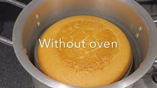 Make sponge cake without oven بدون داش ( فر )میتوانید کیک اسپنجی اماده  کنید