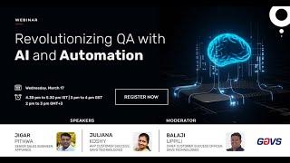 Webinar | Revolutionizing QA with AI and Automation | GAVS & Appvance