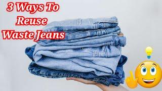 Best Out Of Waste Jeans/HowTo Reuse Jeans/Waste Material Craft Ideas/Waste Materials को अब फेंकना मत