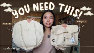  What do I have in my market bag? Unboxing a new tote bag fromGood Totes | market tips