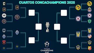 ASÍ se JUGARÁN los CUARTOS DE FINAL de la COPA DE CAMPEONES CONCACAF 2025