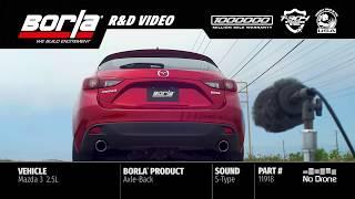 Borla S-Type Exhaust for the 2014-2018 Mazda 3 [Exhaust System Sounds]