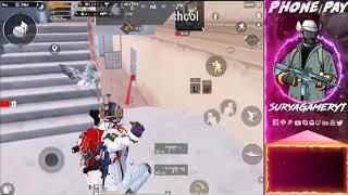 1 vs 4 with 5 Hp️#surya gamer yt