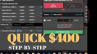 Live Day Trading - How To Make $400 a Day Trading Stocks