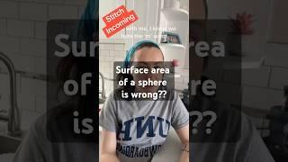 The formula for the surface of an n-sphere is just fine, thank you! #math #geometry #surface #sphere