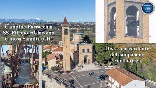 Parish bell of SS. Filippo and Giacomo - Canosa Sannita (CH) ABRUZZO (DRONE)