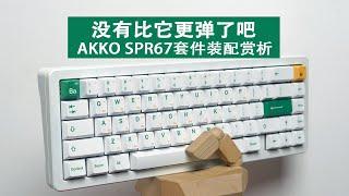 Spring Mount AKKO SPR67 Mechanical Keyboard Kit Build