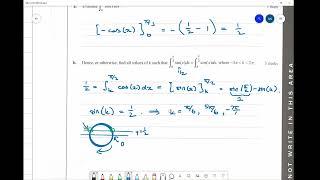 VCAA 2023 Methods Exam 1 Solutions