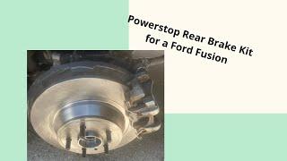 2017 Ford Fusion Rear Brakes and Hub Assembly Replacement