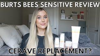 Burt's Bees Sensitive Skincare Review | Facial Cleanser, Daily Moisturizer, Night Cream, Eye Cream