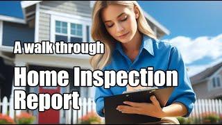 A complete walk-through on a typical home inspection report.