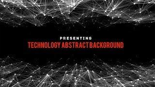 Black video abstract polygonal background loop HD