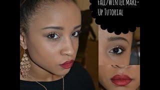 Fall/Winter Make-Up Tutorial ft. Too Faced Chocolate Bar Palette