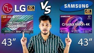 LG UR7500 vs Samsung Crystal Vision 4K : Which Smart TV is Better?